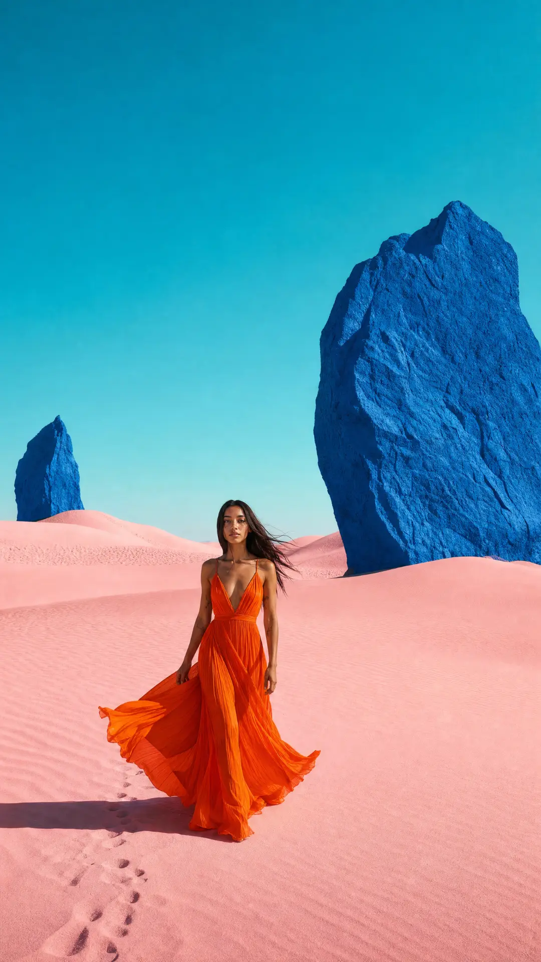 AI generated surreal desert scene
